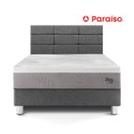Imagen de Dormitorio Balanzze 1.5 Plaza Cabecera Blocks Champagne con 52% de descuento oferta online | SuperCupon
