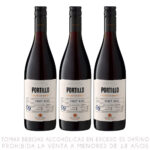 Imagen de Tripack Vino Tinto Finca El Portillo Pinot Noir 750ml con 43% de descuento oferta online | SuperCupon