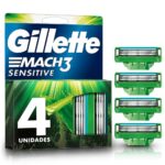 Imagen de Repuesto para Máquina de Afeitar Gillette Mach3 Sensitive 4un con 15% de descuento oferta online | SuperCupon