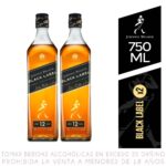 Imagen de Twopack Whisky Johnnie Walker Black Label 12 Años Botella 750ml con 16% de descuento oferta online | SuperCupon