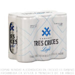 Imagen de Sixpack Cerveza Tres Cruces Light Lata 310ml con 17% de descuento oferta online | SuperCupon