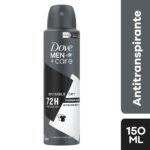 Imagen de Antitranspirante en Aerosol Dove Men + Care Invisible Dry 150ml con 16% de descuento oferta online | SuperCupon