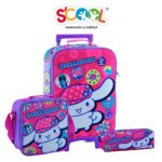 Imagen de Pack Mochila Con Ruedas + Lonchera + Cartuchera Cinamoroll Grande 3D con 53% de descuento oferta online | SuperCupon