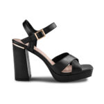 Imagen de Sandalias Via Uno Mujer 18F2040A-100 Negro con 50% de descuento oferta online | SuperCupon