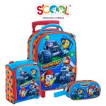 Imagen de Pack Mochila Con Ruedas Carry On + Lonchera + Cartuchera Paw Patrol Luces con 53% de descuento oferta online | SuperCupon
