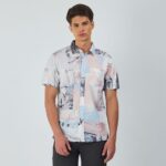 Imagen de Camisa Hombre Palmeras Manga Corta Amc con 58% de descuento oferta online | SuperCupon