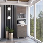 Imagen de Mueble Para Microondas Fendi Blanco / Castaño con 50% de descuento oferta online | SuperCupon