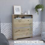 Imagen de Comoda Zapatero Bi-Color 2 Puertas - Duna / Blanco con 51% de descuento oferta online | SuperCupon