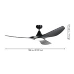 Imagen de Ventilador De Techo Eglo Portsea Negro con 50% de descuento oferta online | SuperCupon