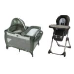 Imagen de Cuna Pack And Play Graco Travel Dome Oskar + Silla De Comer Duodiner con 54% de descuento oferta online | SuperCupon