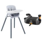 Imagen de Silla Alta De Comer Chicco Trona Zest Moon + Base Silla Para Auto Booster Avenue con 50% de descuento oferta online | SuperCupon