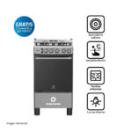 Imagen de Cocina Indurama Matisse 4 quemadores Gris con 38% de descuento oferta online | SuperCupon