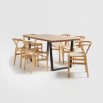 Imagen de Juego De Comedor Selina 6 Sillas Natural con 53% de descuento oferta online | SuperCupon