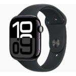 Imagen de Apple Watch Series 10 Aluminio (GPS) 46 mm ML - Negro Sport Band Negro con 63% de descuento oferta online | SuperCupon