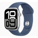 Imagen de Apple Watch Series 10 Aluminio (GPS) 42 mm ML - Plata Sport Band Azul con 63% de descuento oferta online | SuperCupon