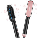 Imagen de Cepillo alisador de cabello Wavytalk iónico con 6 niveles y cerámica segura - Negro con 60% de descuento oferta online | SuperCupon
