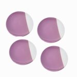 Imagen de Setx4 Plato Postre Lila Duo Tone con 51% de descuento oferta online | SuperCupon