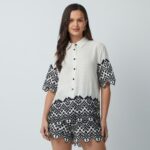 Imagen de Blusa Mujer Borado Manga Corta Malabar con 50% de descuento oferta online | SuperCupon