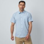 Imagen de Camisa Hombre Mini Print Manga Corta Madison con 51% de descuento oferta online | SuperCupon