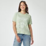 Imagen de Polo Mujer Basico Crop Print Manga Corta Hypnotic con 51% de descuento oferta online | SuperCupon
