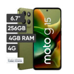 Imagen de Smartphone MOTOROLA G15 6.7" 4GB 256GB 50MP Verde con 30% de descuento oferta online | SuperCupon