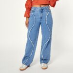 Imagen de Jean Mujer Wavy Milk con 50% de descuento oferta online | SuperCupon