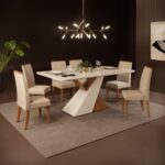 Imagen de Juego De Comedor Carlota 6 Sillas Off White con 52% de descuento oferta online | SuperCupon
