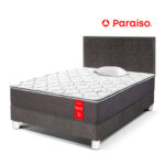 Imagen de Juego de Dormitorio Paraíso Super Star 1.5 Plazas Acero + 1 almohada + protector con 54% de descuento oferta online | SuperCupon