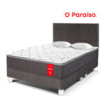 Imagen de Juego de Dormitorio Paraíso Super Star Queen Acero + 2 almohadas + protector con 56% de descuento oferta online | SuperCupon