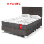 Imagen de Juego de Dormitorio Paraíso Su Majestad King Acero + 2 almohadas + protector con 56% de descuento oferta online | SuperCupon