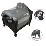 Imagen de Cuna Corral Con Mecedora y Sistema Musical Para Bebe Circus Gris con 56% de descuento oferta online | SuperCupon