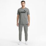 Imagen de Polo Deportivo para Hombre Puma 586666 03 Ess Logo Tee Gris con 50% de descuento oferta online | SuperCupon