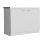 Imagen de Mueble Inferior de Cocina Napoles Melamina 120cm Blanco Tuhome con 53% de descuento oferta online | SuperCupon