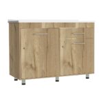 Imagen de Mueble bajo lavadero 120cm Orion con lavadero Tuhome con 59% de descuento oferta online | SuperCupon