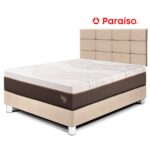 Imagen de Dormitorio Royal Abrazzo 2 Plazas Cabecera Blocks Champagne con 62% de descuento oferta online | SuperCupon