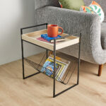 Imagen de Mesa auxiliar con revistero Acero Casa del Jardín Orange con 54% de descuento oferta online | SuperCupon