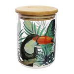 Imagen de Canister de vidrio Tucán Bambu 700ml Top Chef Orange con 50% de descuento oferta online | SuperCupon