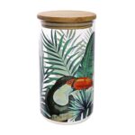 Imagen de Canister de vidrio Tucán Bambu 1100ml Top Chef Orange con 50% de descuento oferta online | SuperCupon