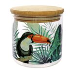 Imagen de Canister de vidrio Tucán Bambu 500ml Top Chef Orange con 50% de descuento oferta online | SuperCupon