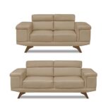 Imagen de Juego de Sala Aliyah 3-2 Beige con 50% de descuento oferta online | SuperCupon