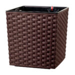 Imagen de Maceta cuadrada ratán 19x19x19cm c/sist. Riego - Mar Reyplast con 75% de descuento oferta online | SuperCupon