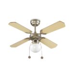 Imagen de Ventilador de techo Orange Nápoles 36" Plata 4 aspas reversibles 1 luz con 36% de descuento oferta online | SuperCupon