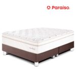 Imagen de Cama Paraíso Royal Dynasty King Chocolate + 2 almohadas viscoelásticas + protector con 51% de descuento oferta online | SuperCupon