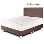 Imagen de Juego de Dormitorio Paraíso Royal Prince King Chocolate + 2 almohadas viscoelásticas + protector con 50% de descuento oferta online | SuperCupon