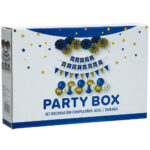 Imagen de Set de Decoración CLASS&WORK Cumpleaños Azul/Dorado con 51% de descuento oferta online | SuperCupon