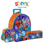 Imagen de Pack Mochila Con Ruedas Carry On + Lonchera + Cartuchera Dragon Ball Gde Eva 3D con 53% de descuento oferta online | SuperCupon