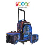 Imagen de Pack Mochila Con Ruedas + Lonchera + Cartuchera Free Fire Plus Eva 3D con 53% de descuento oferta online | SuperCupon