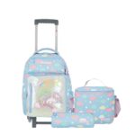 Imagen de Pack Mochila Con Ruedas Carry On + Lonchera + Cartuchera Xtrem Run 5Xt Celeste con 52% de descuento oferta online | SuperCupon