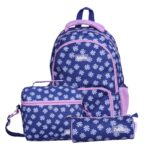 Imagen de Set Mochila + Lonchera + Cartuchera Zubito Flower con 55% de descuento oferta online | SuperCupon
