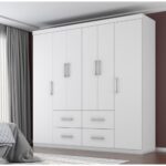 Imagen de Ropero Supremo 6 Puertas 4 Cajones Blanco con 51% de descuento oferta online | SuperCupon